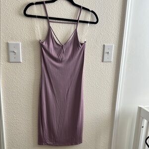 Elegant Purple Stretch Dress